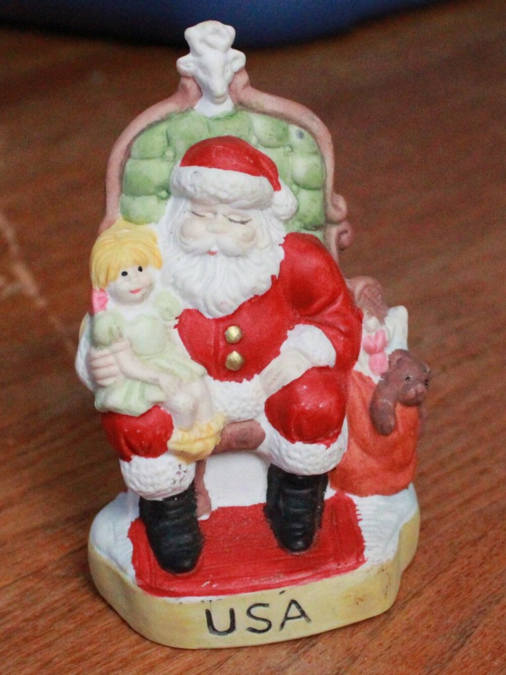 Vintage RSVP 1991 Santa's of the World Handpainted Ceramic Figurine